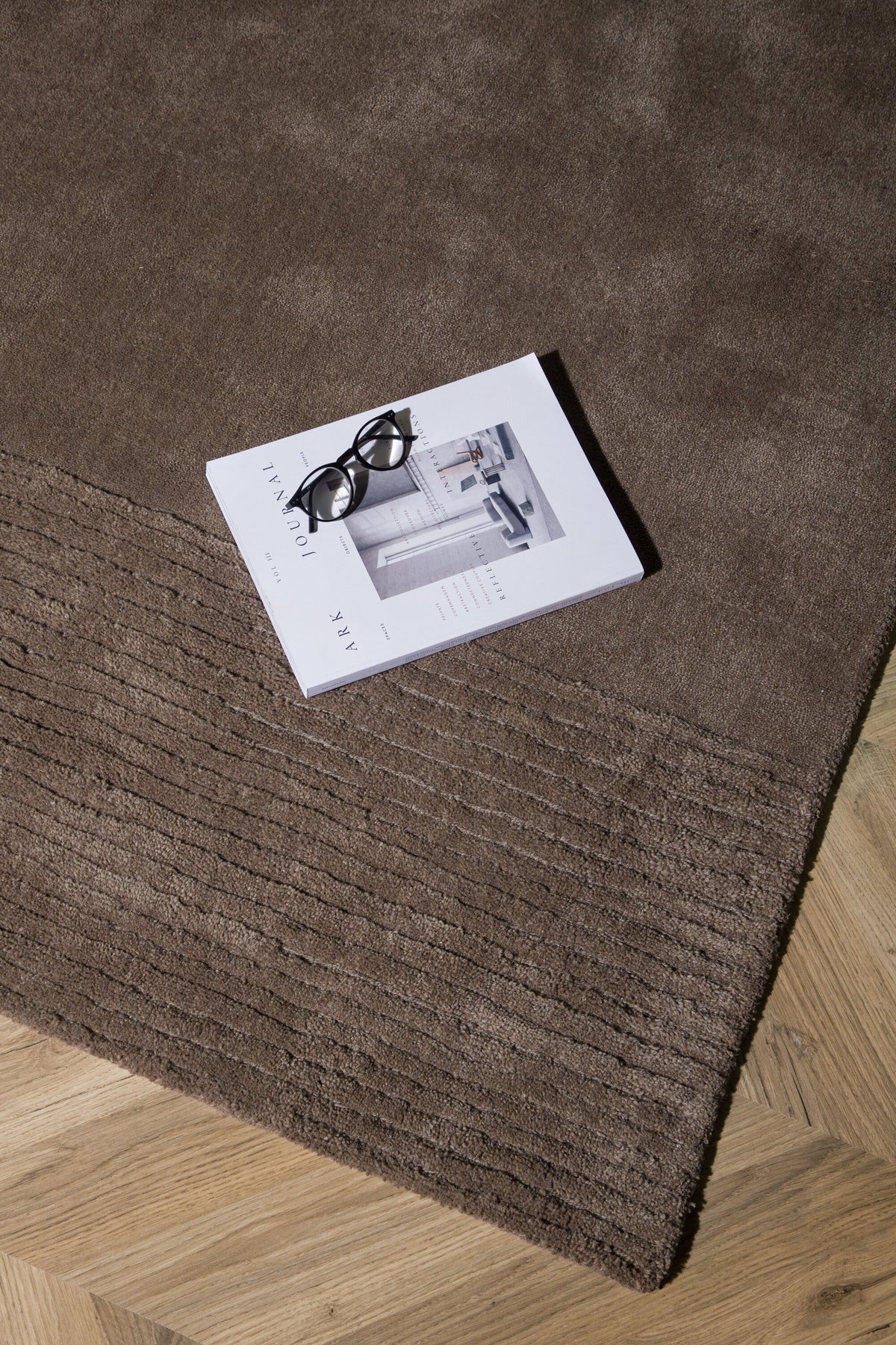 Matteo gulvtæppe - 350 × 250 cm - brun - billede 12