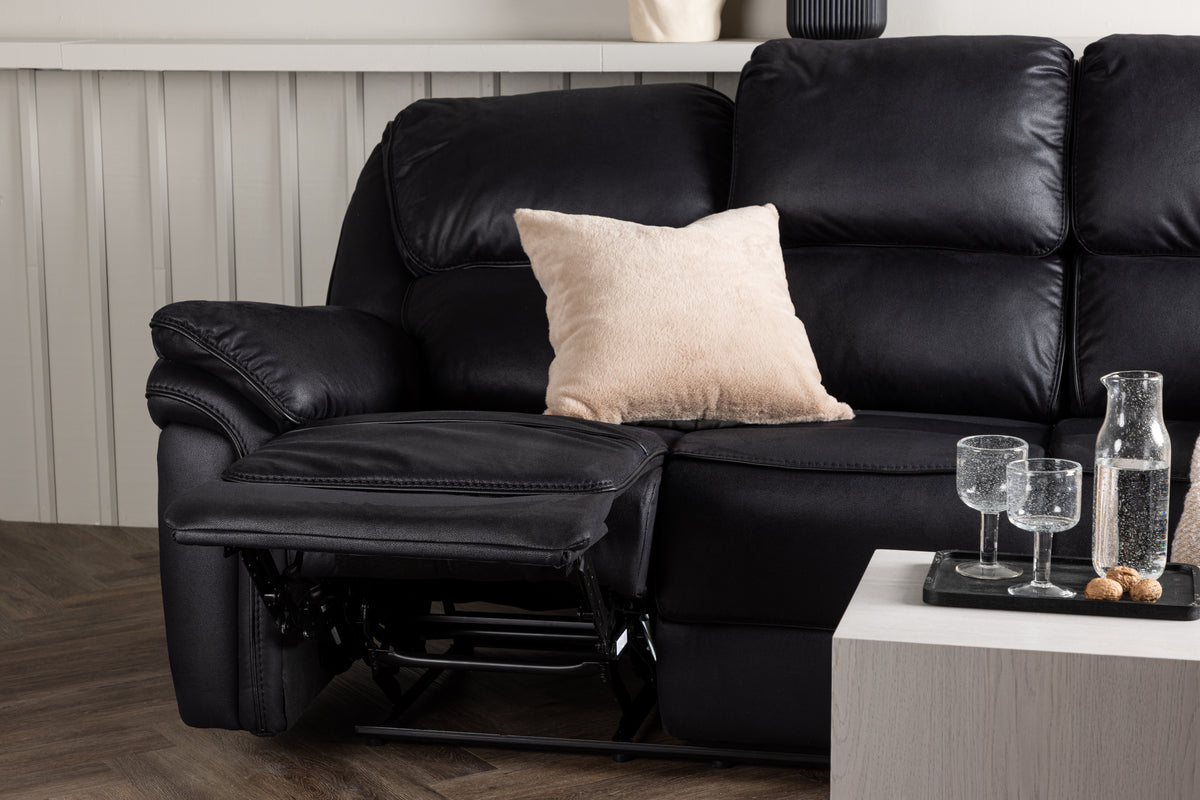 Saranda Recliner-sofa Sort