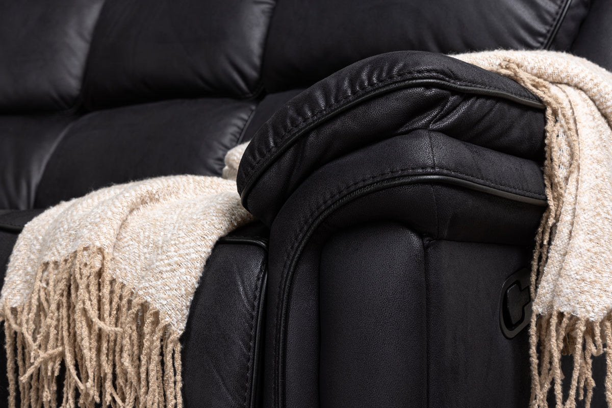 Saranda Hjørnesofa Sort