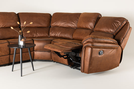 Saranda Hjørnesofa Brun