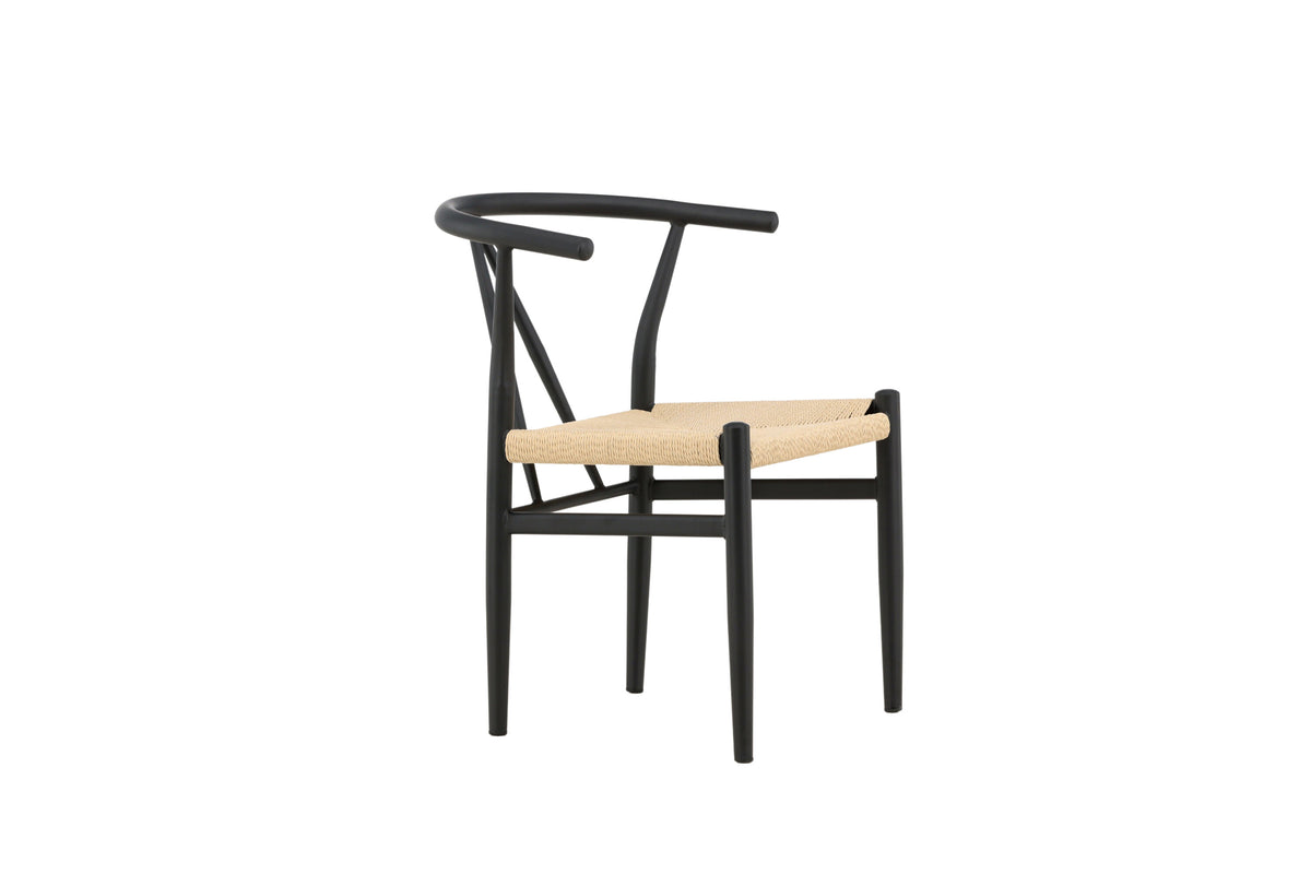 Alfons spisebordsstol - sort, beige - billede 11