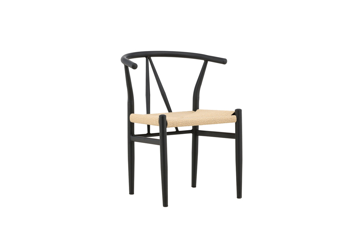 Alfons spisebordsstol - sort, beige - billede 12