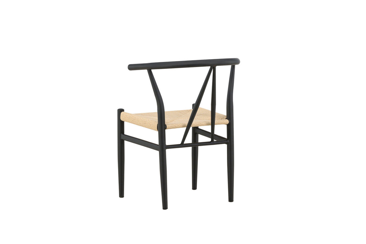 Alfons spisebordsstol - sort, beige - billede 6