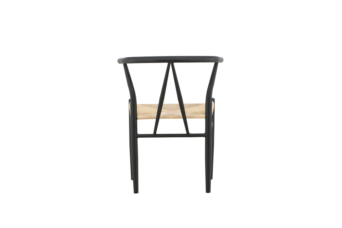 Alfons spisebordsstol - sort, beige - billede 7