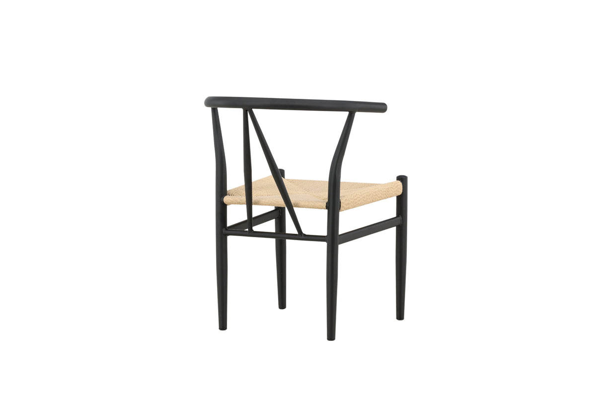 Alfons spisebordsstol - sort, beige - billede 8