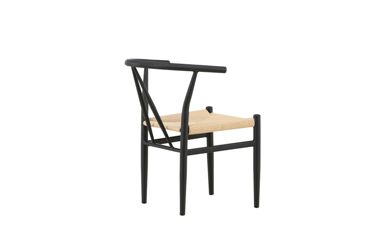 Alfons spisebordsstol - sort, beige - billede 9