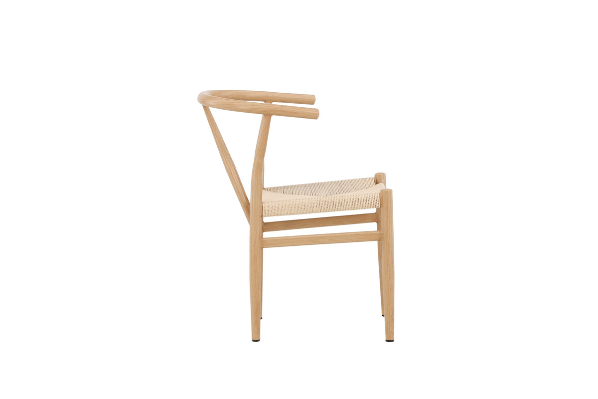 Alfons spisebordsstol - beige, natur - billede 10