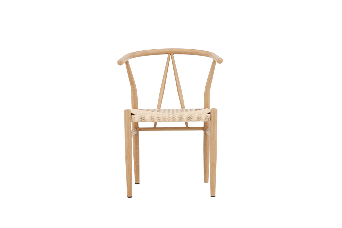 Alfons spisebordsstol - beige, natur - billede 1