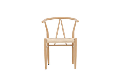 Alfons spisebordsstol - beige, natur - billede 1