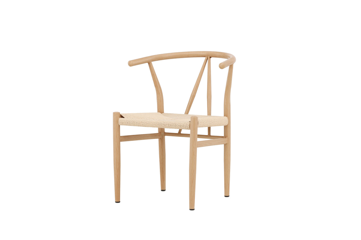 Alfons spisebordsstol - beige, natur - billede 2