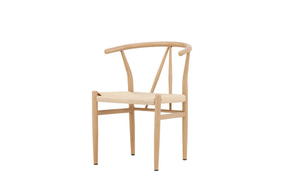 Alfons spisebordsstol - beige, natur - billede 2