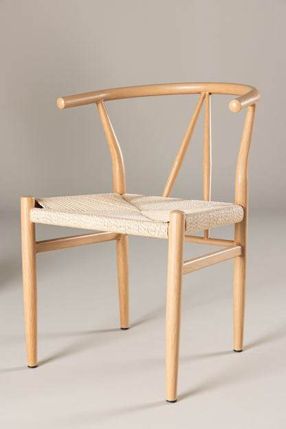 Alfons spisebordsstol - beige, natur - billede 18