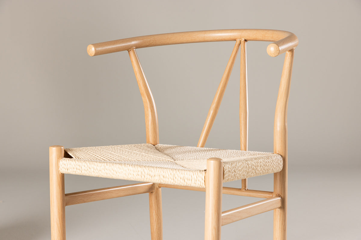 Alfons spisebordsstol - beige, natur - billede 14