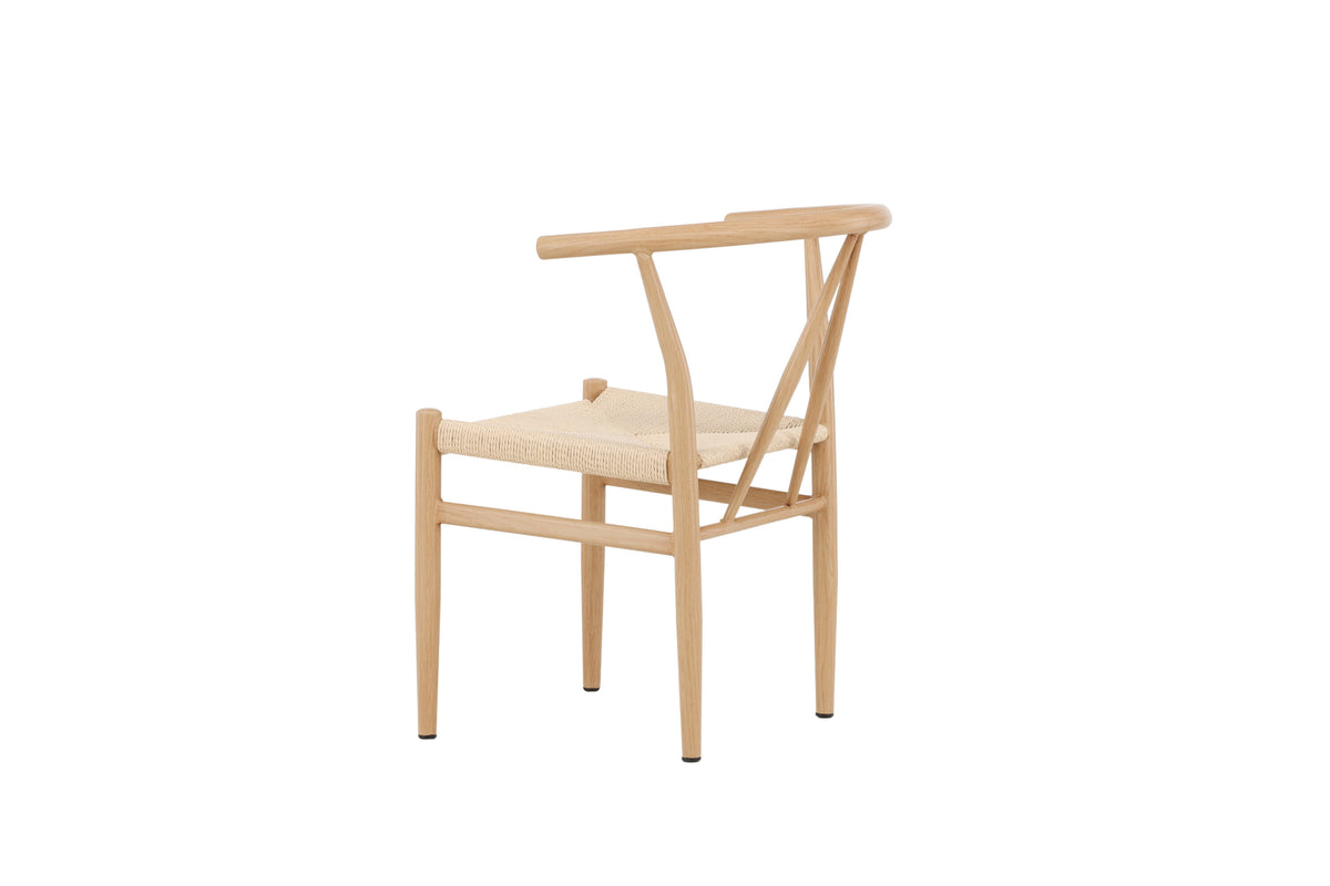 Alfons spisebordsstol - beige, natur - billede 5