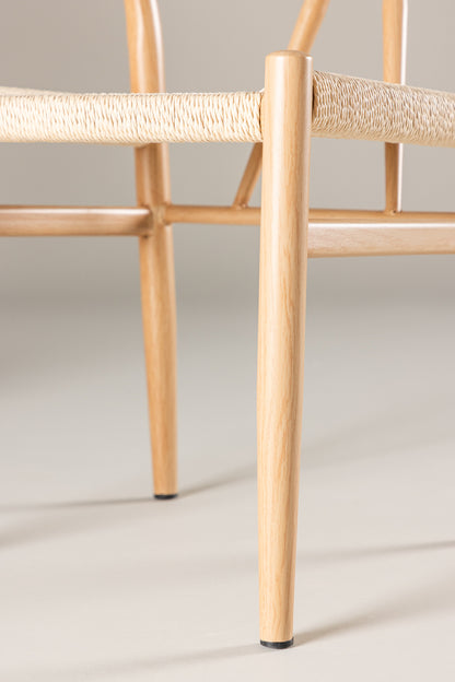 Alfons spisebordsstol - beige, natur - billede 20