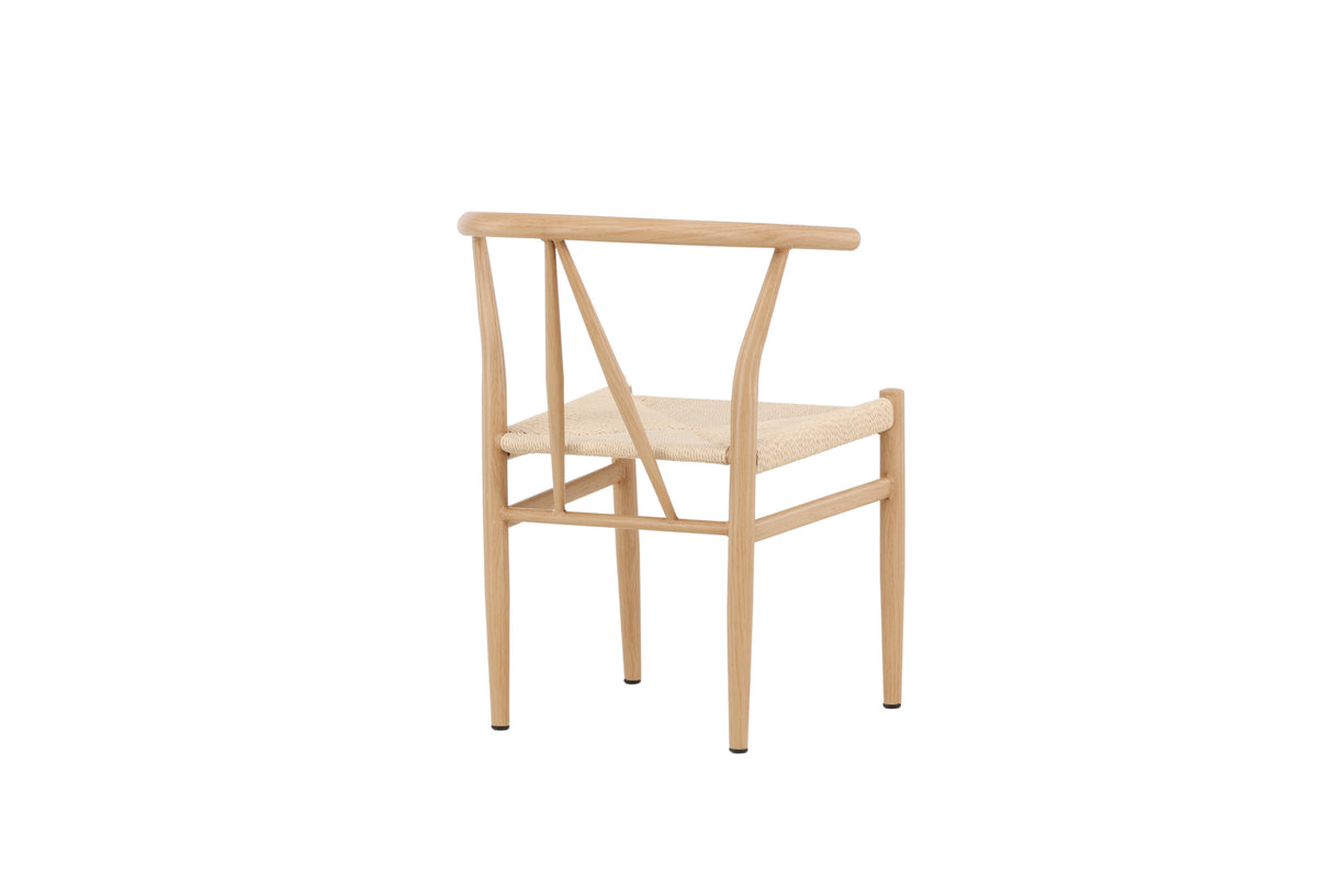 Alfons spisebordsstol - beige, natur - billede 8