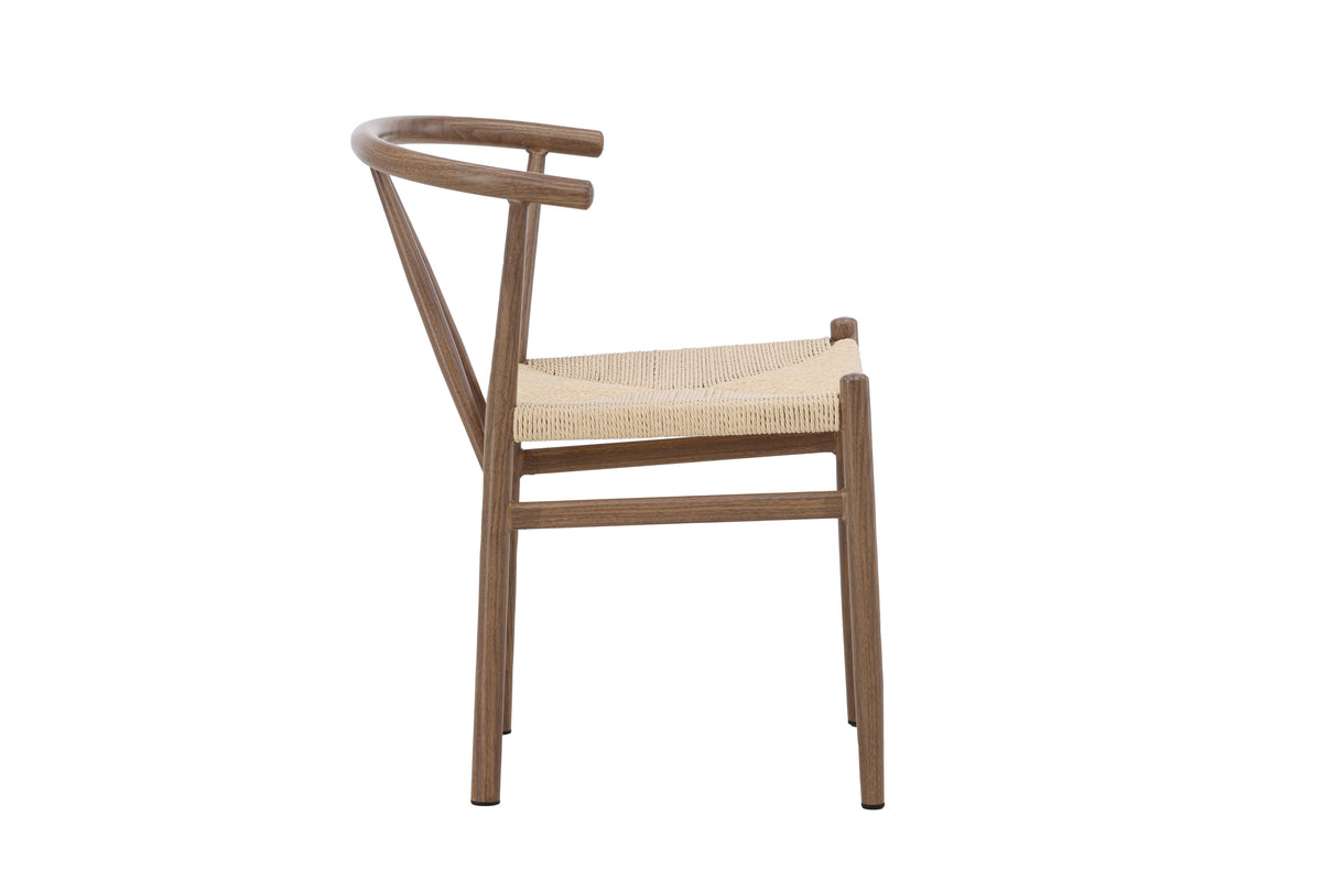 Alfons spisebordsstol - beige, brun - billede 10