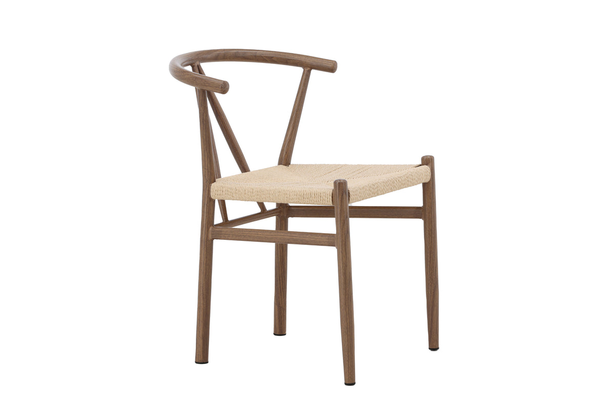 Alfons spisebordsstol - beige, brun - billede 11