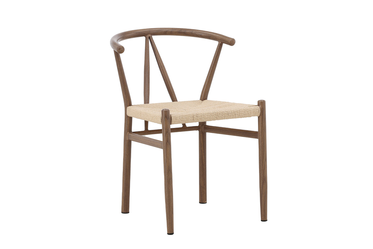 Alfons spisebordsstol - beige, brun - billede 12