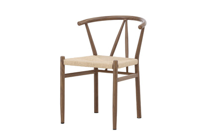 Alfons spisebordsstol - beige, brun - billede 2