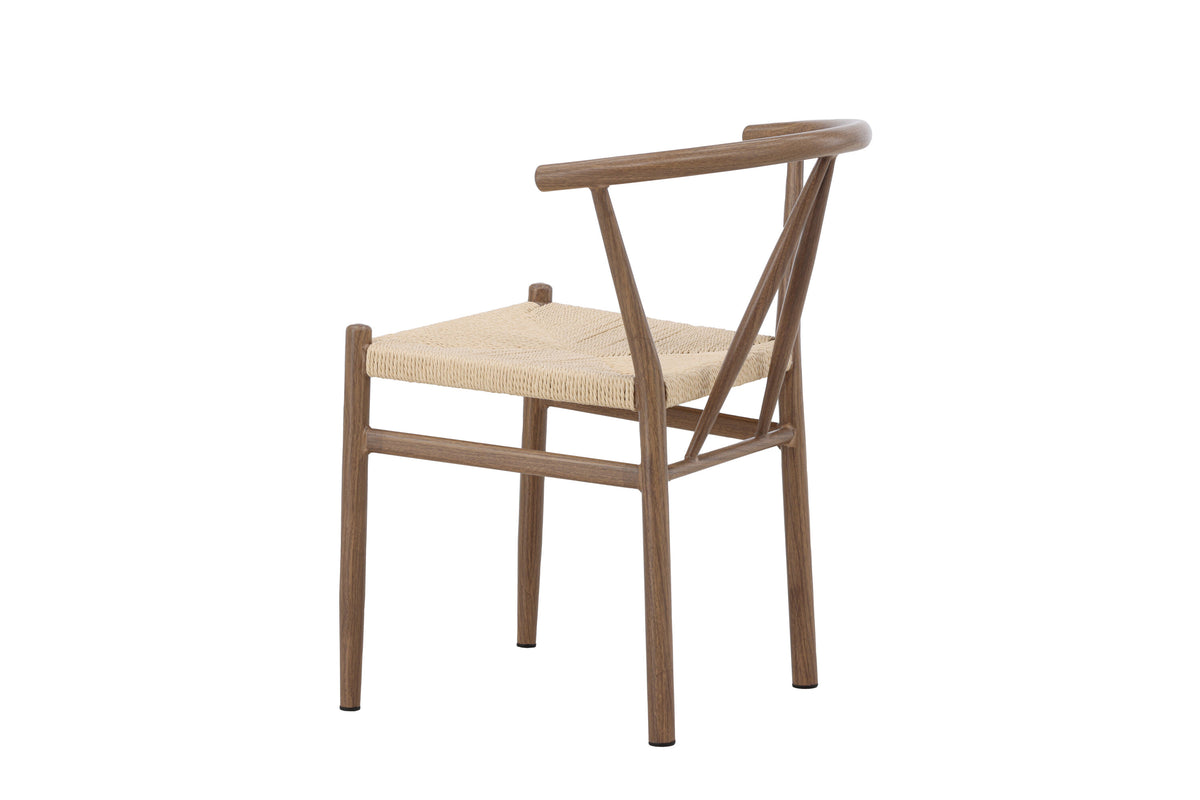 Alfons spisebordsstol - beige, brun - billede 5