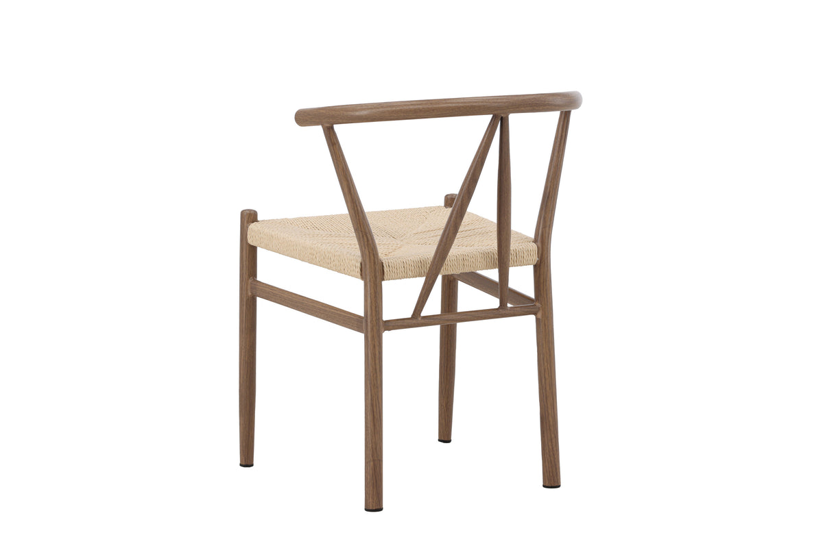 Alfons spisebordsstol - beige, brun - billede 6