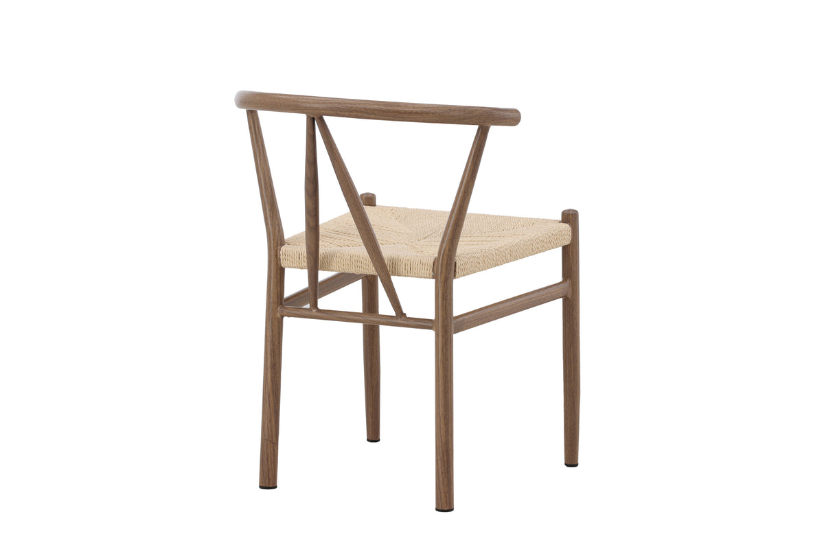 Alfons spisebordsstol - beige, brun - billede 8