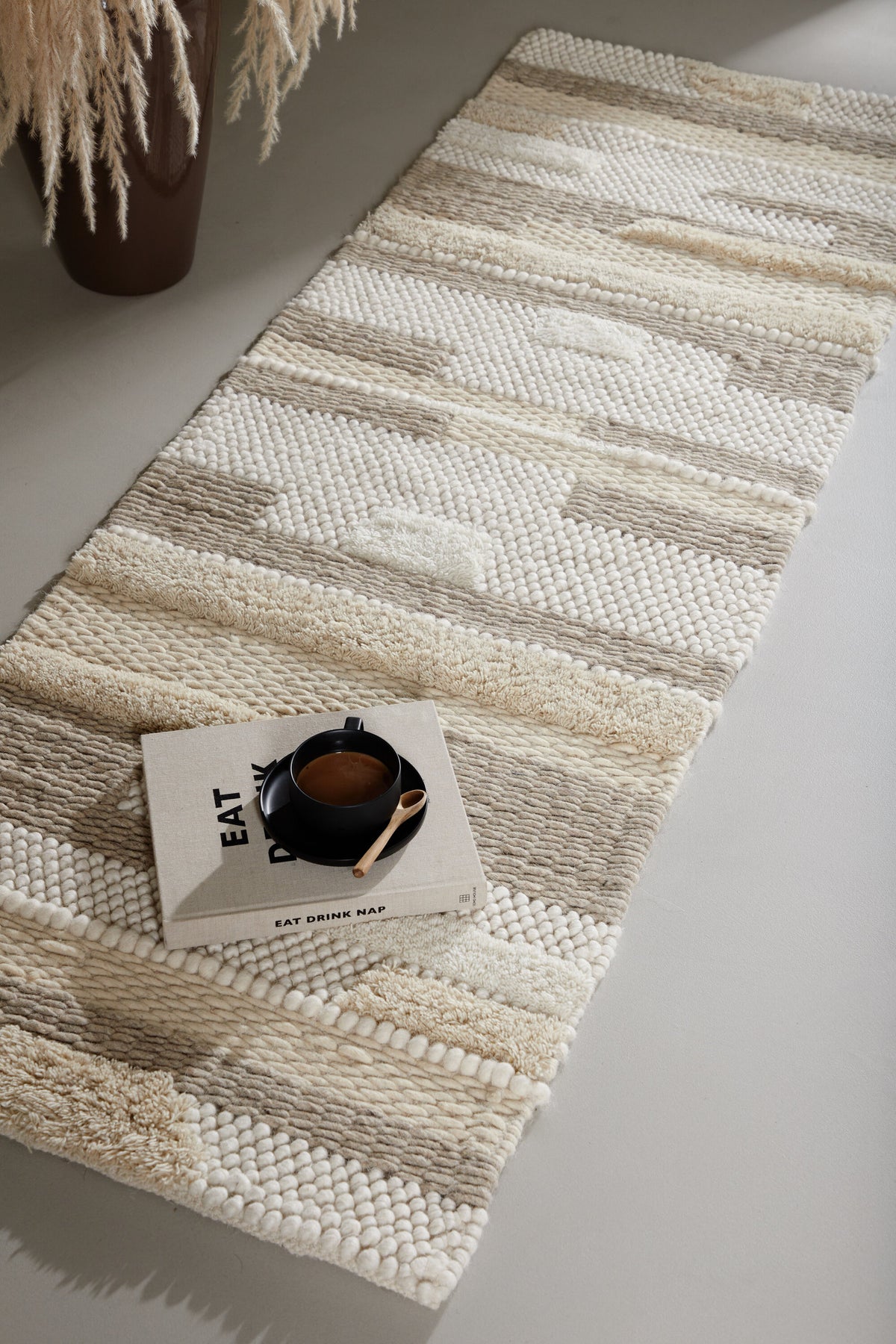 Sixten tæppeløber - 200 × 70 cm - beige, flerfarvet - billede 13