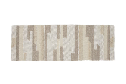 Sixten tæppeløber - 200 × 70 cm - beige, flerfarvet - billede 1