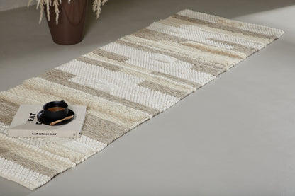Sixten tæppeløber - 200 × 70 cm - beige, flerfarvet - billede 6