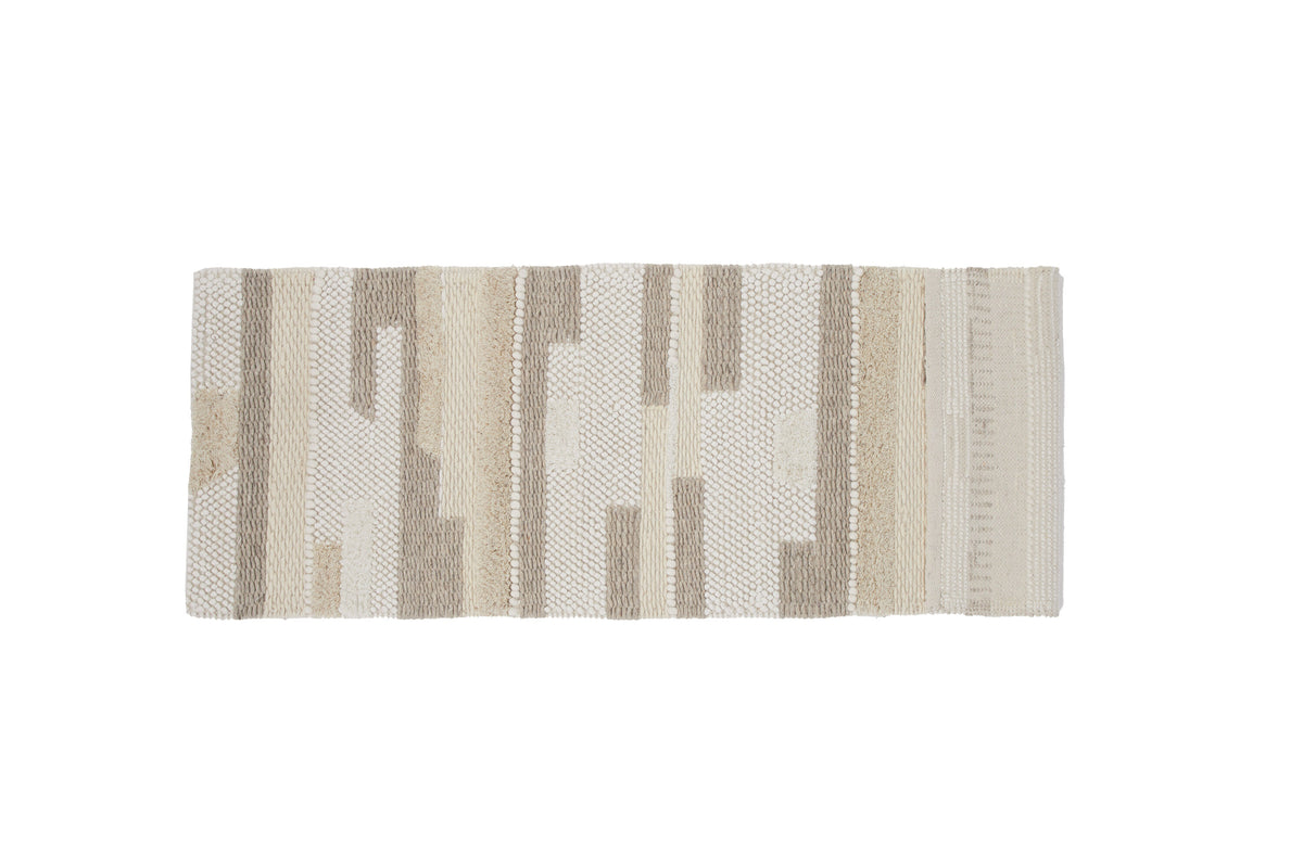 Sixten tæppeløber - 200 × 70 cm - beige, flerfarvet - billede 2