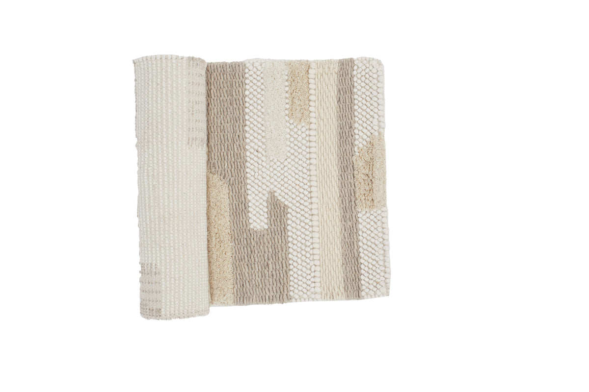 Sixten tæppeløber - 200 × 70 cm - beige, flerfarvet - billede 3