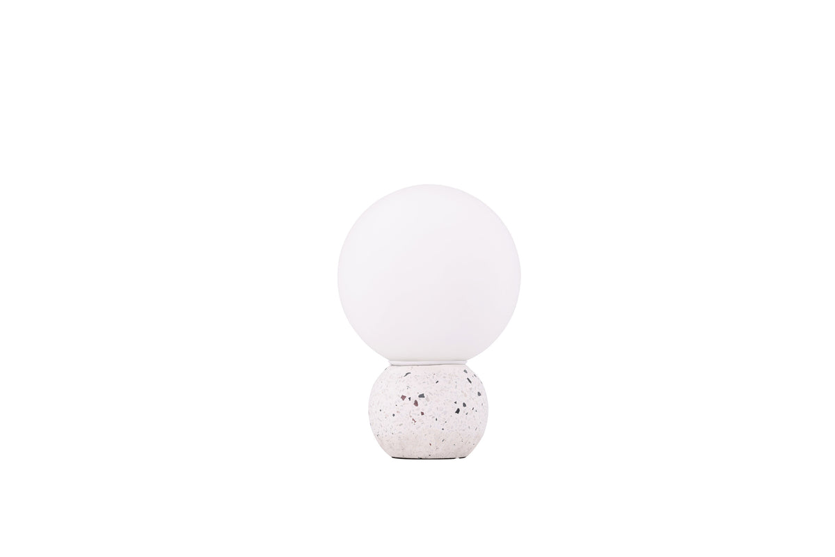 Metz bordlampe - Ø20 cm - hvid - billede 1