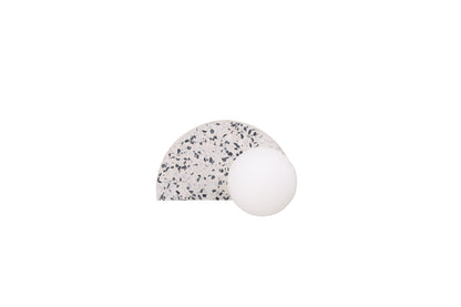 Abbeville væglampe - hvid, terrazzo - billede 1