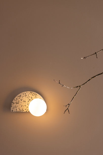 Abbeville væglampe - hvid, terrazzo - billede 12