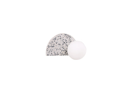 Abbeville væglampe - hvid, terrazzo - billede 5