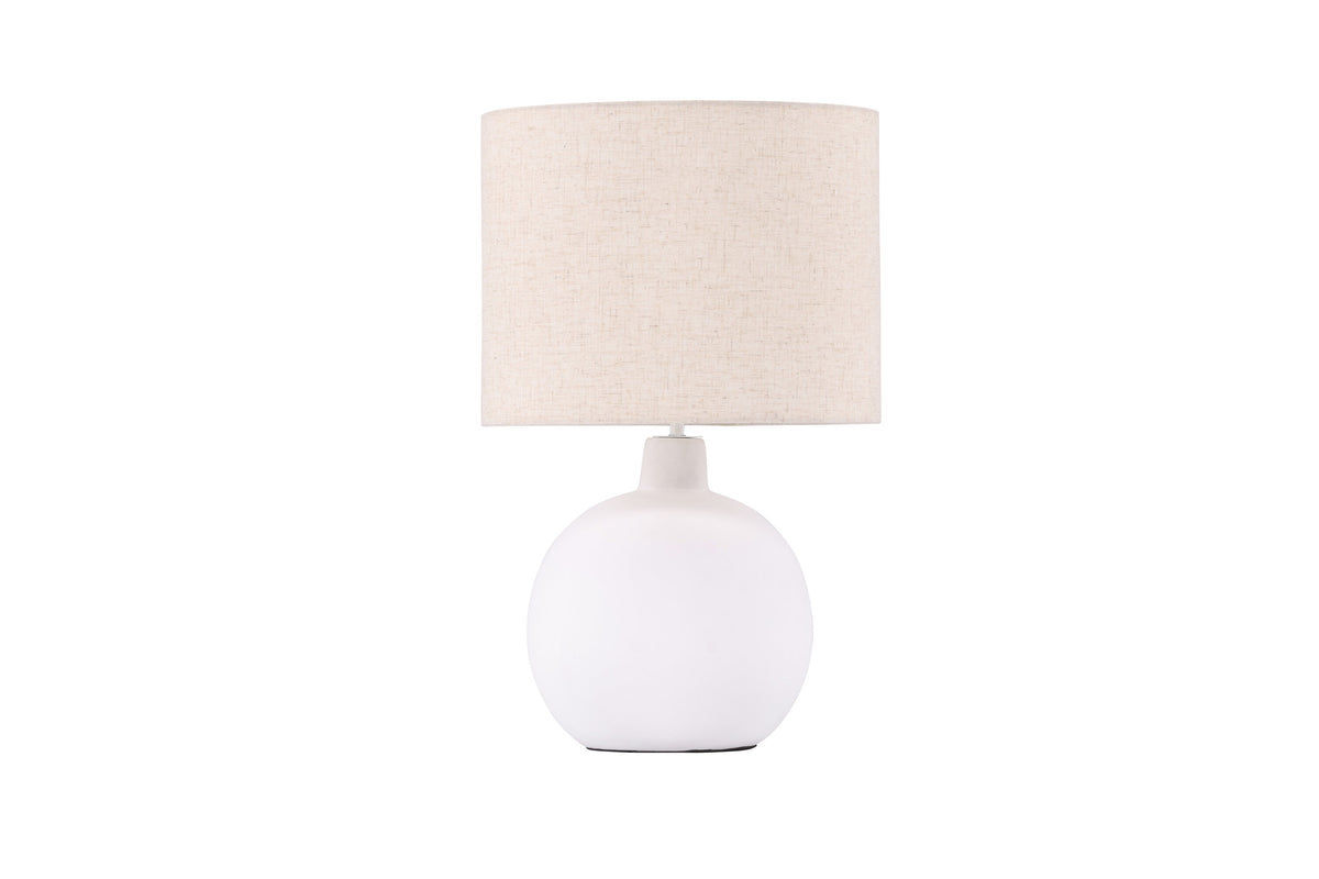 Torcello bordlampe - beige, hvid - billede 1
