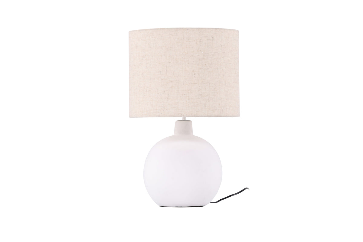Torcello bordlampe - beige, hvid - billede 2