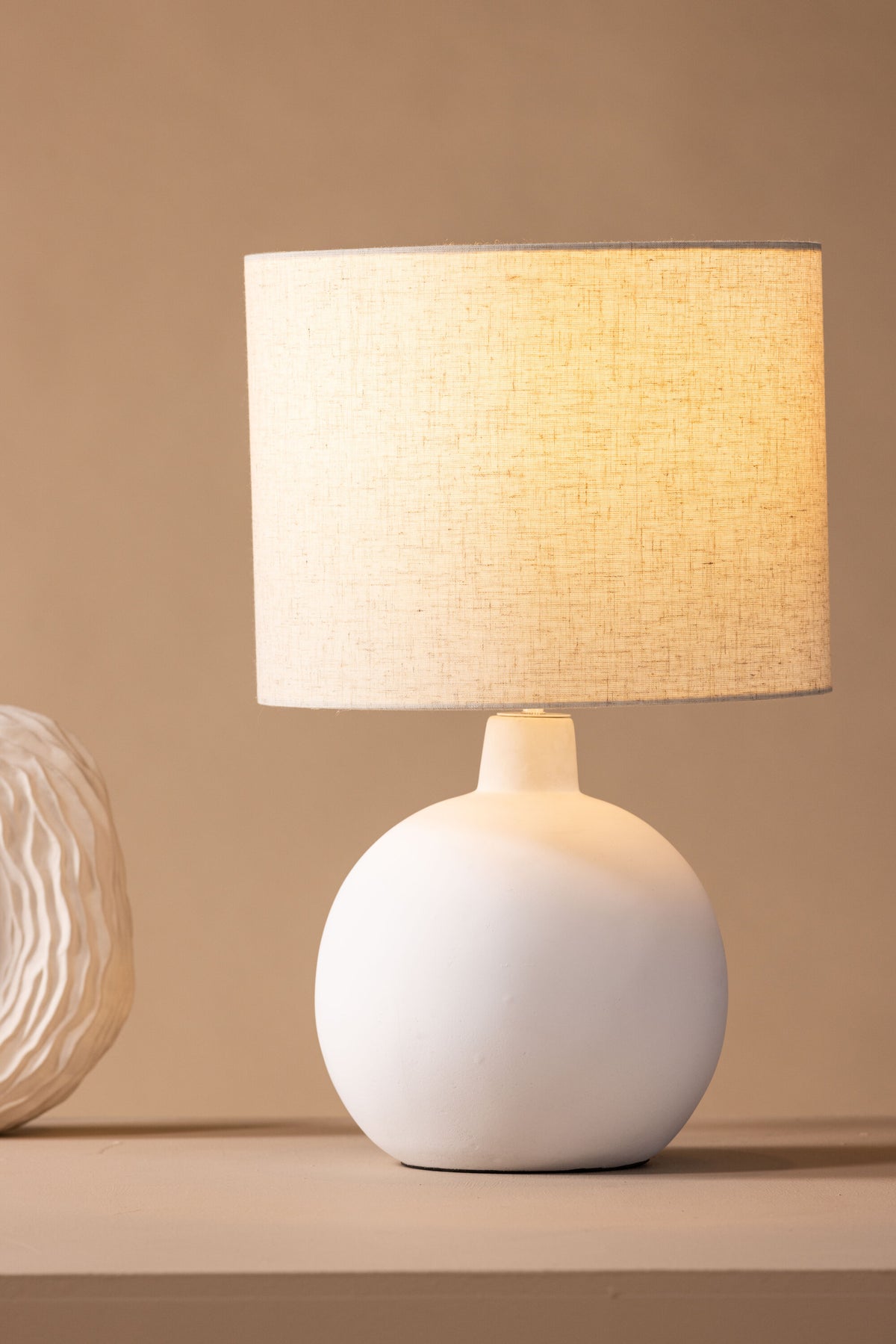 Torcello bordlampe - beige, hvid - billede 20