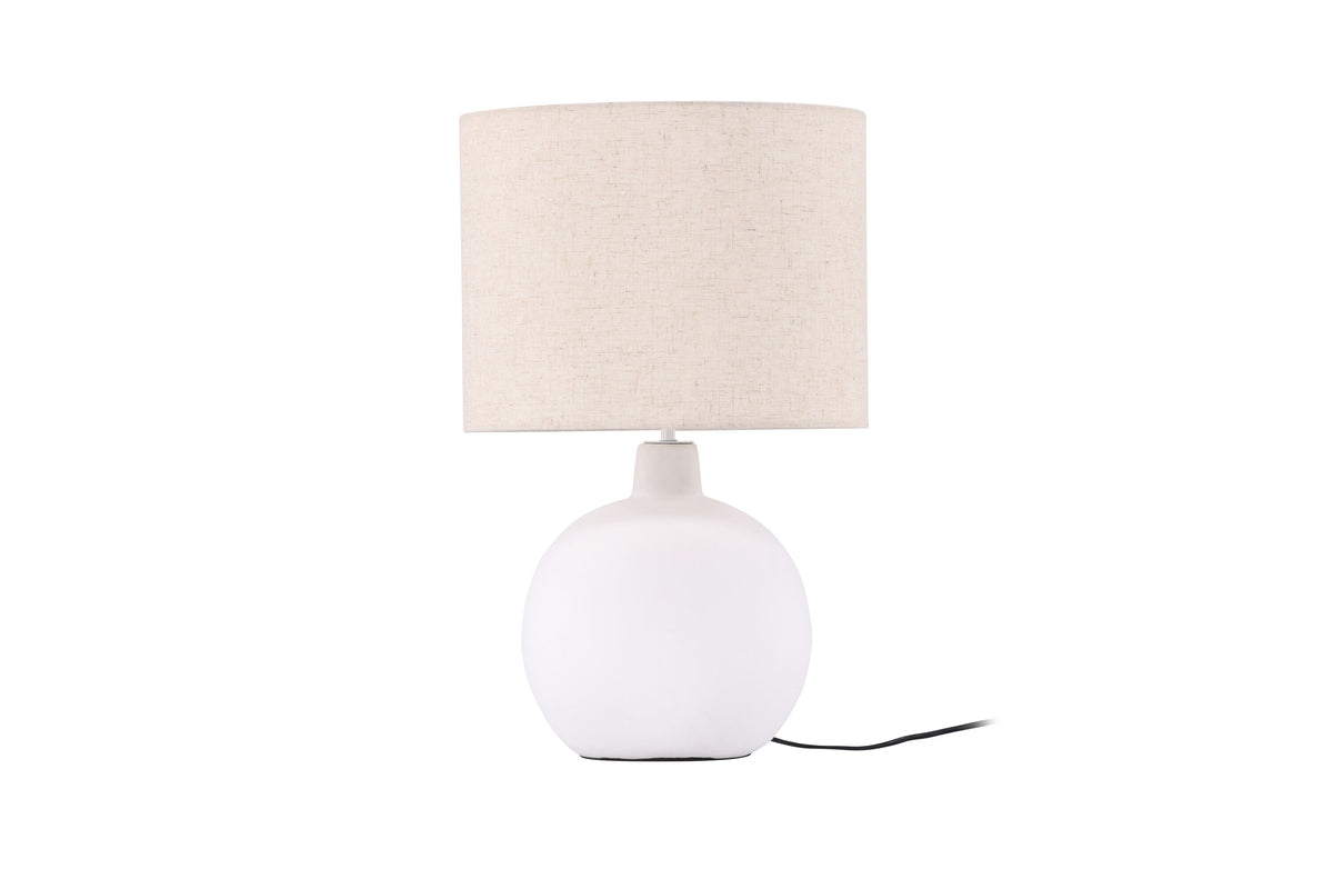 Torcello bordlampe - beige, hvid - billede 3