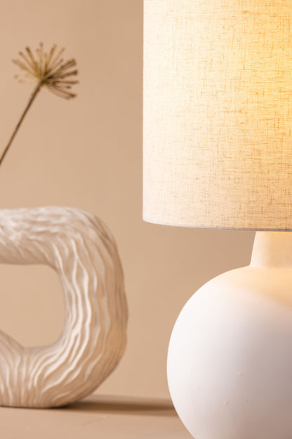 Torcello bordlampe - beige, hvid - billede 21