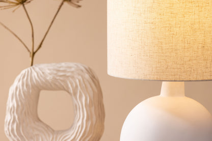 Torcello bordlampe - beige, hvid - billede 17