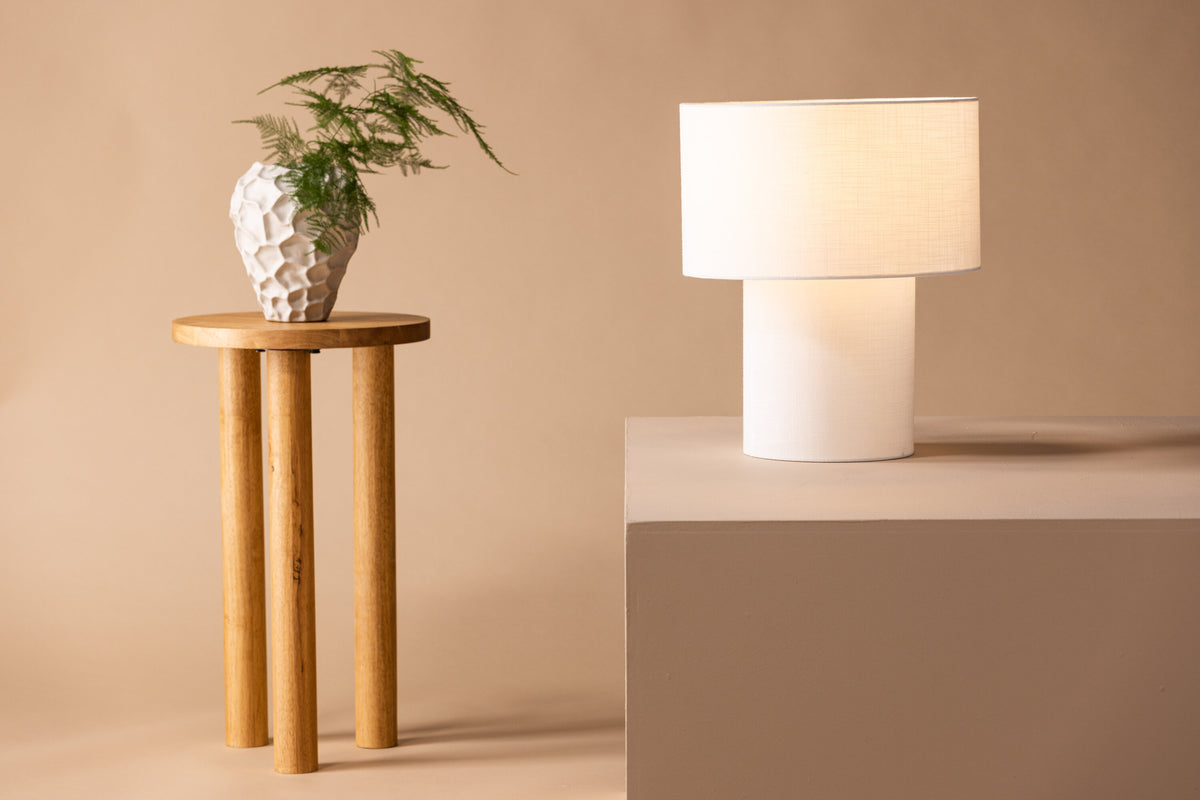 Globia bordlampe - hvid - billede 15