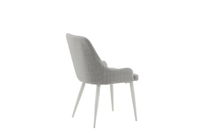 Plaza spisebordsstole - grå, hvid - 2 stk. - billede 10