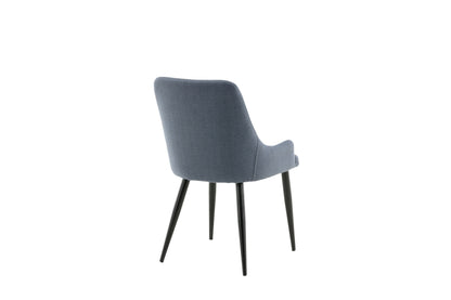 Plaza spisebordsstole - sort, blå - 2 stk. - billede 9