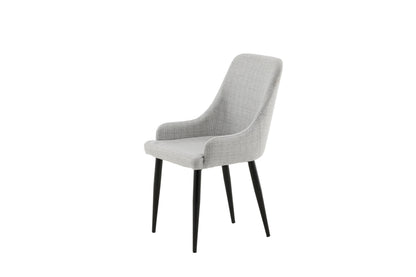 Plaza spisebordsstole - sort, grå - 2 stk. - billede 4