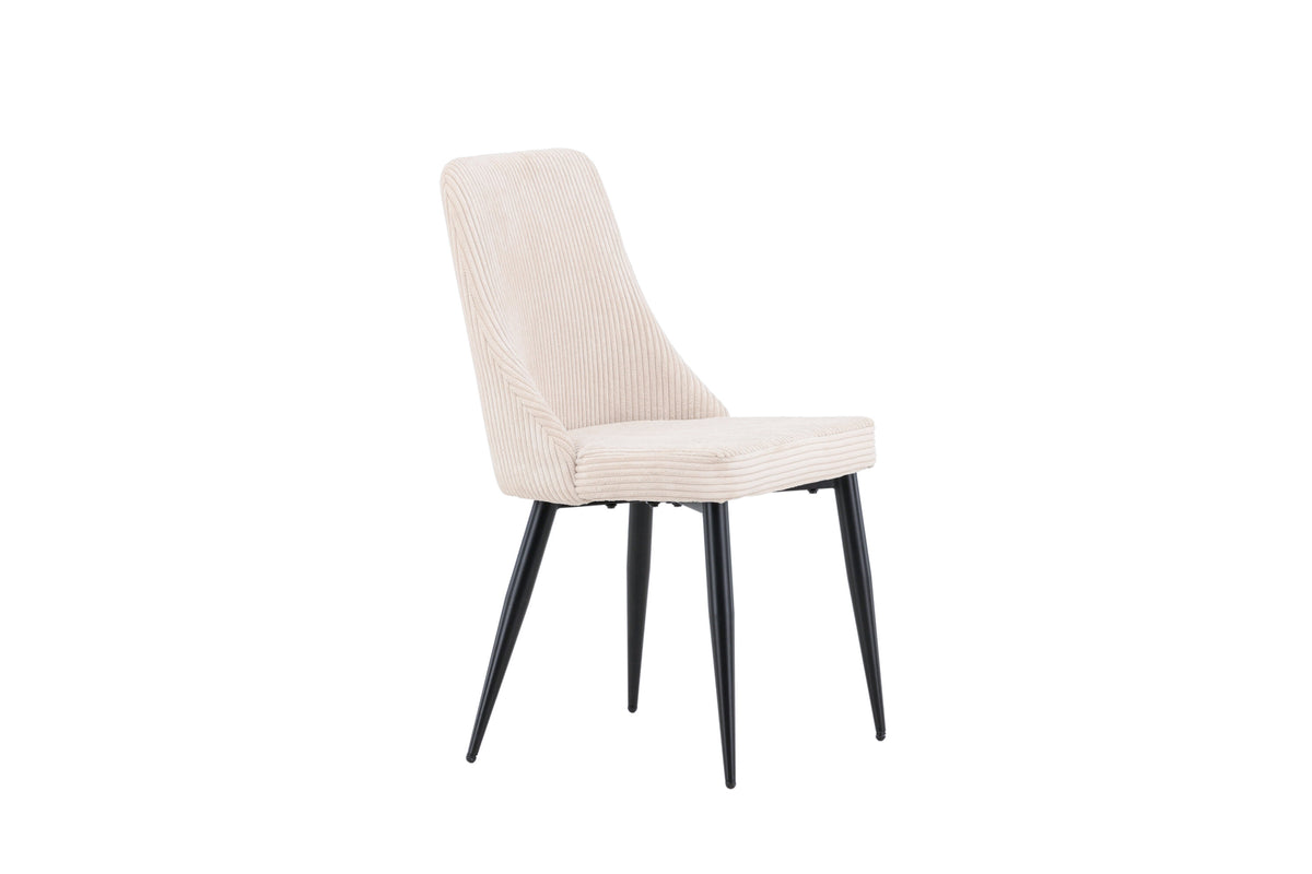 Leone spisebordsstole - beige, sort - 2 stk. - billede 12