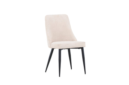 Leone spisebordsstole - beige, sort - 2 stk. - billede 13