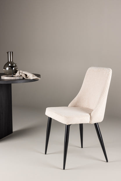 Leone spisebordsstole - beige, sort - 2 stk. - billede 18