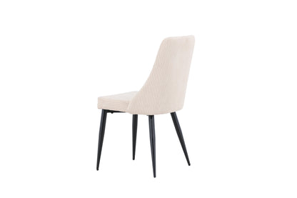 Leone spisebordsstole - beige, sort - 2 stk. - billede 6